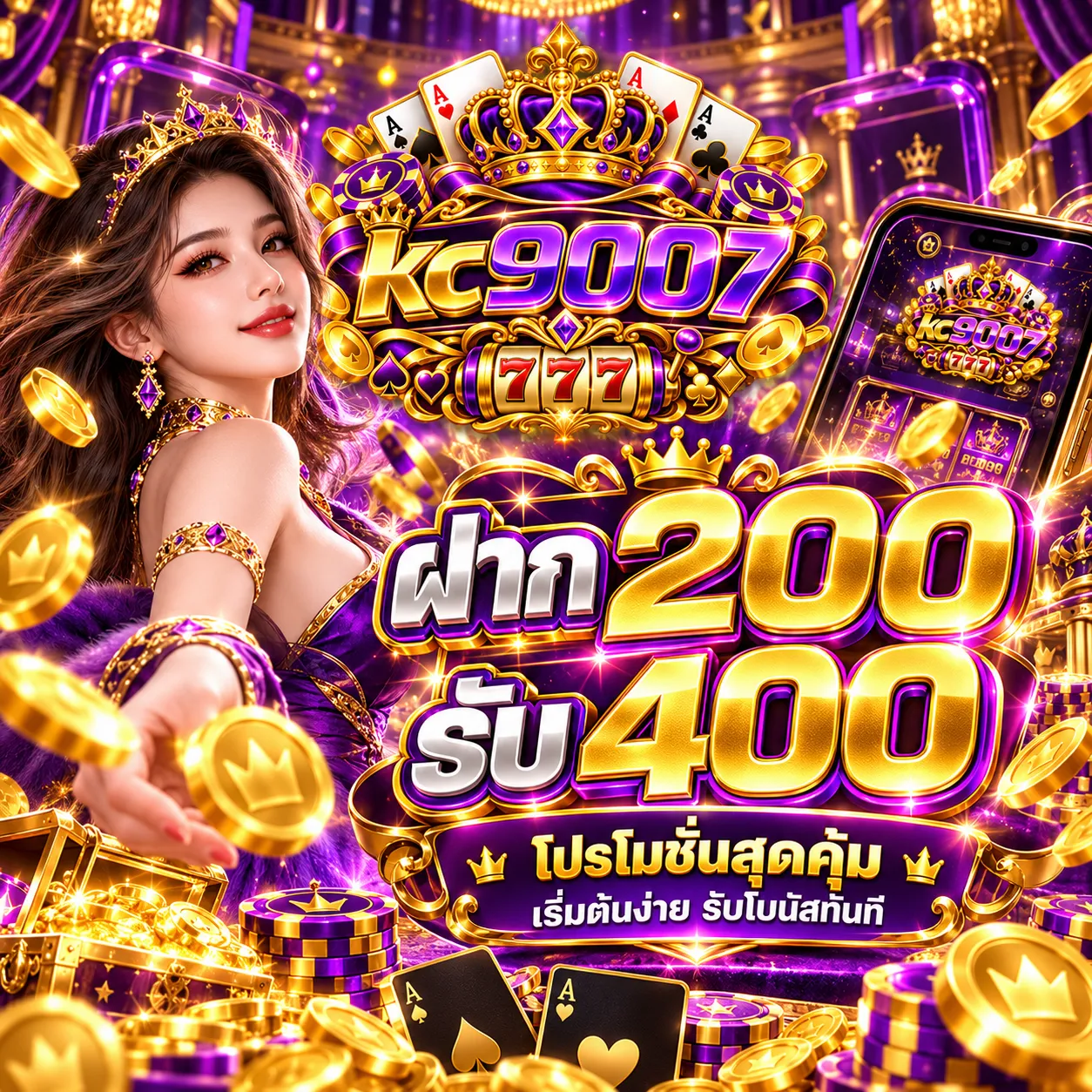 KC9007 ฝาก200รับ400
